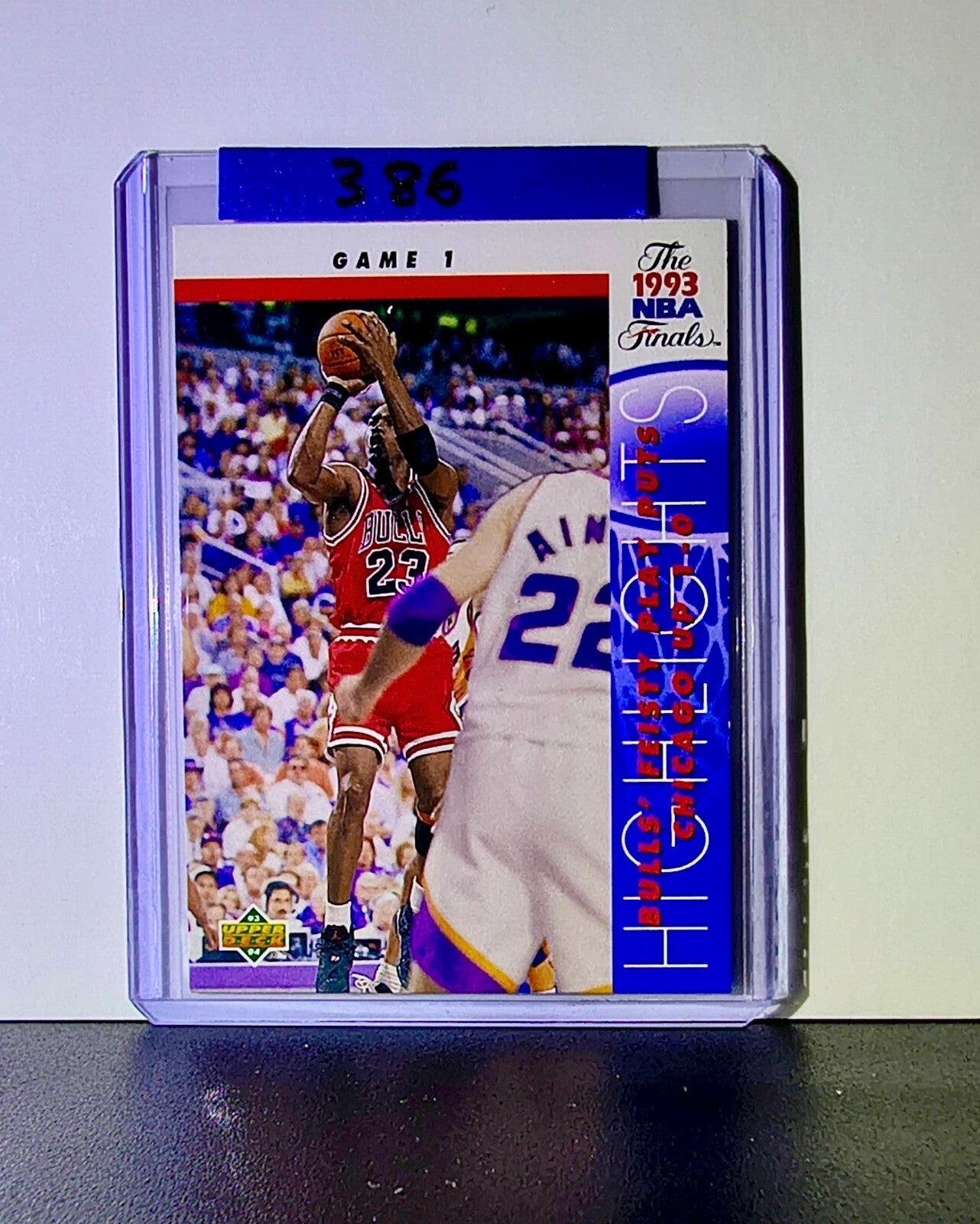 Michael Jordan 1993-94 Upper Deck NBA Finals #198 Basketball Card Chicago Bulls
