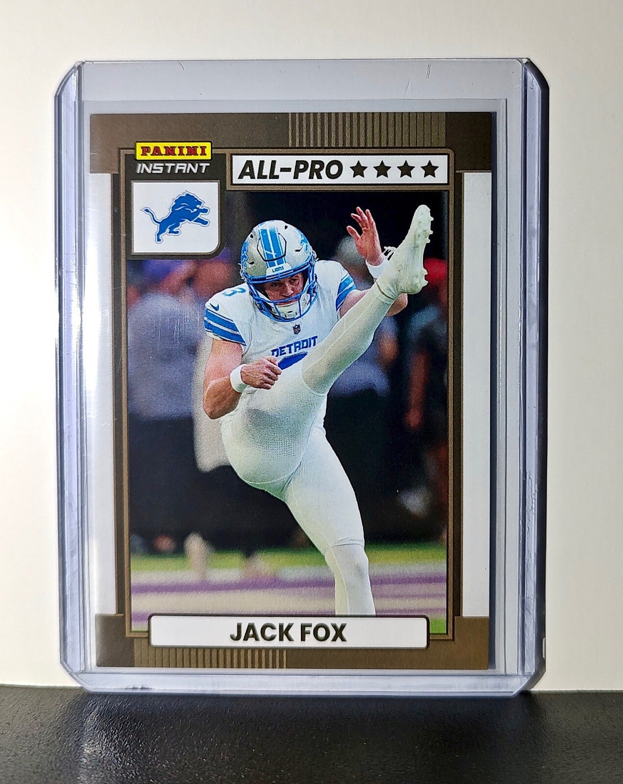 Jack Fox 2024 All-Pro Panini NFL #26 Football Card Detroit Lions 1 of 101