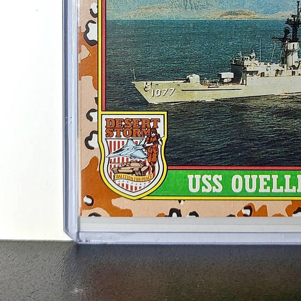 USS Ouellet (Frigate) 1991 Topps Desert Storm #61 Card