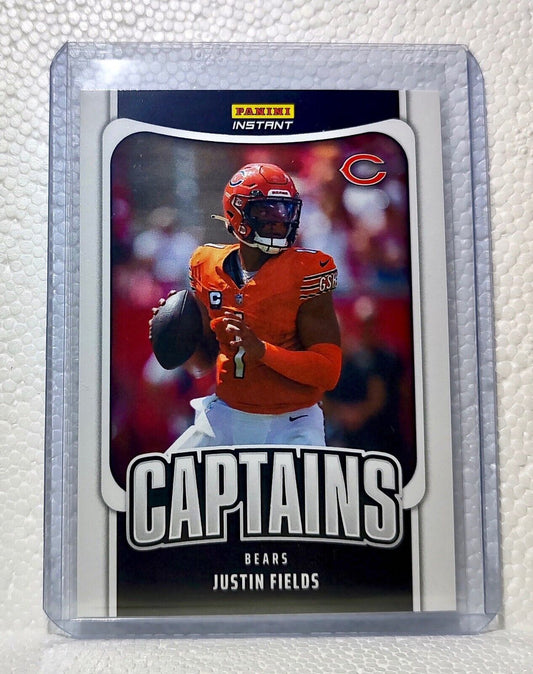 Justin Fields 2023 Panini NFL Captain #6 Football Card Chicago Bears 1/331