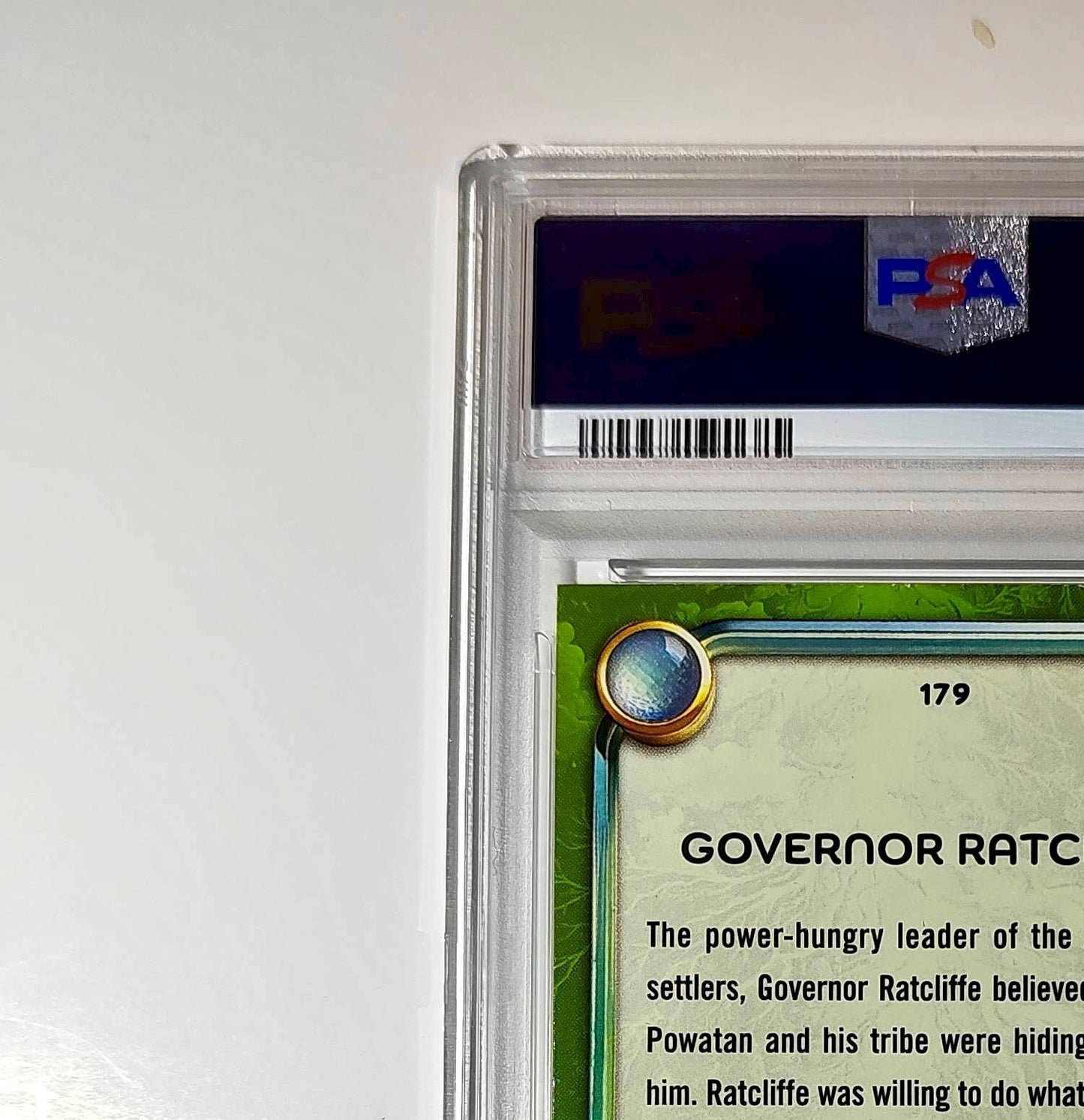 Governor Ratcliffe 2025 Topps Disney #179 Card Pocahontas PSA 8 NM-MT