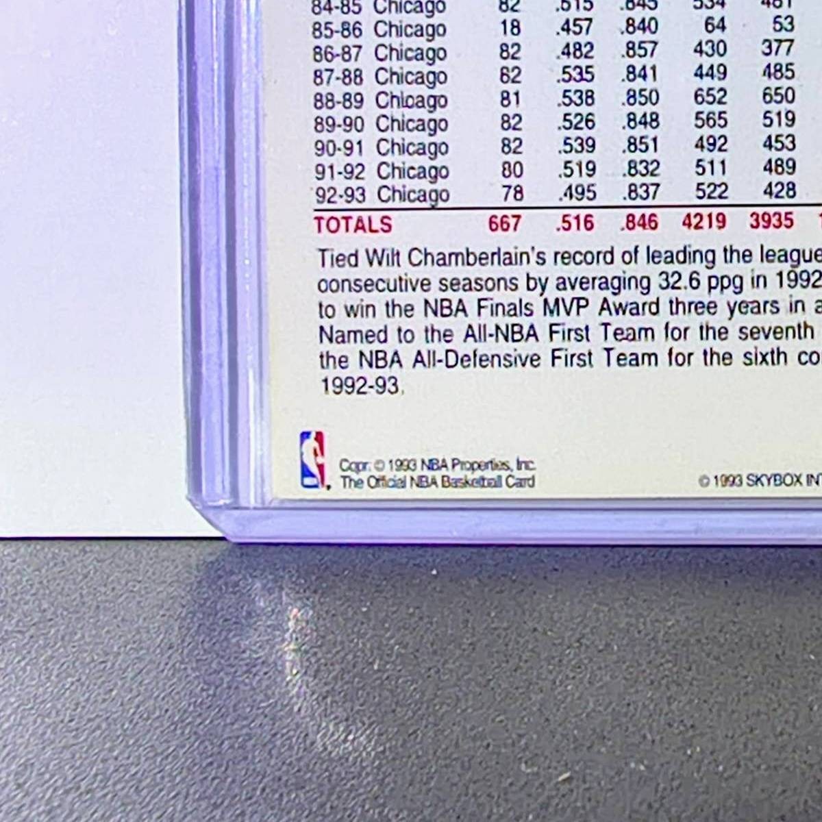 Michael Jordan 1993-94 NBA Hoops #28 Basketball Card Chicago Bulls