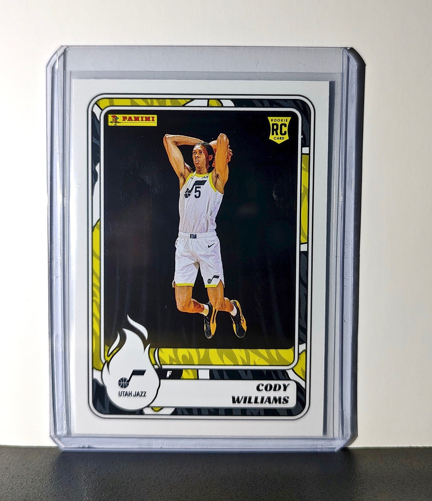 Cody Williams Rookie 2024-25 Panini NBA #99 Sticker Card Utah Jazz