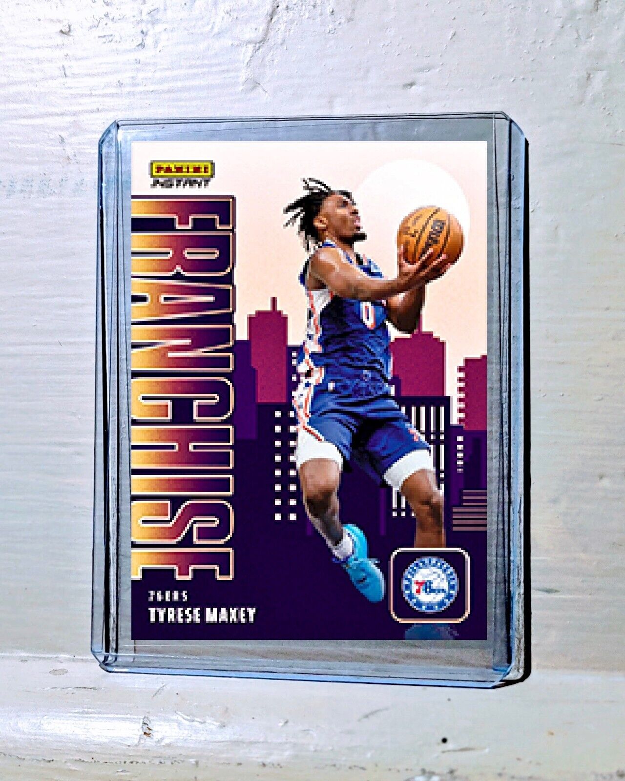 Tyrese Maxey 2023-24 NBA #13 Franchise Basketball Card Philadelphia 76ers 1/485