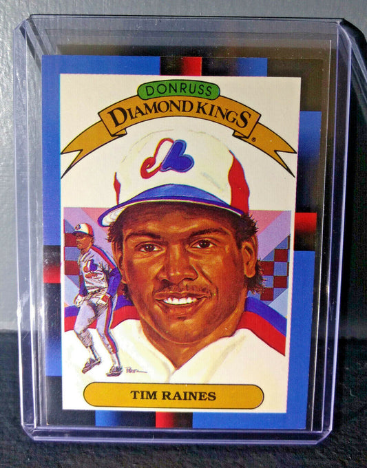 1988 Tim Raines Donruss Diamond Kings #2 Baseball Card