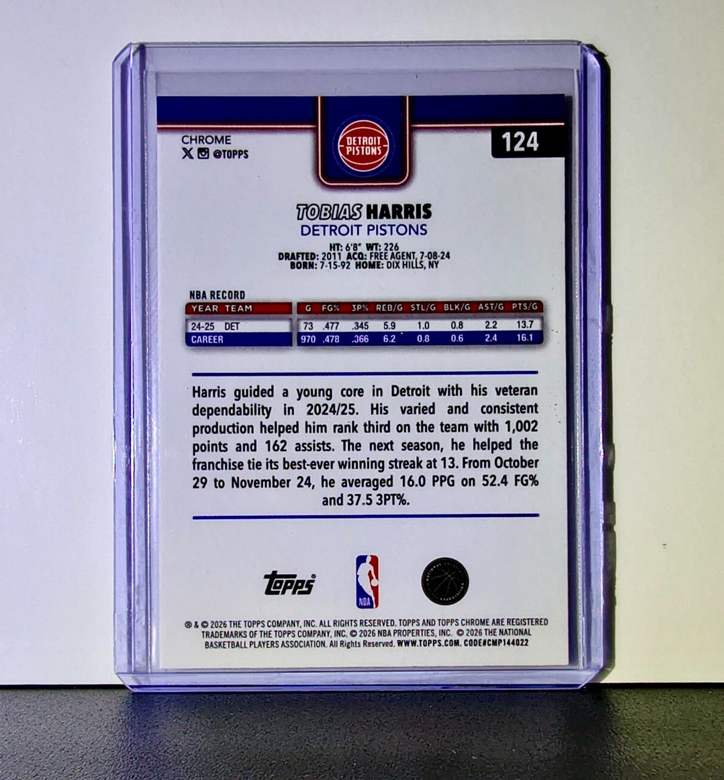 Georges Niang 2025-26 NBA Topps Chrome Update #124 Basketball Card Celtics