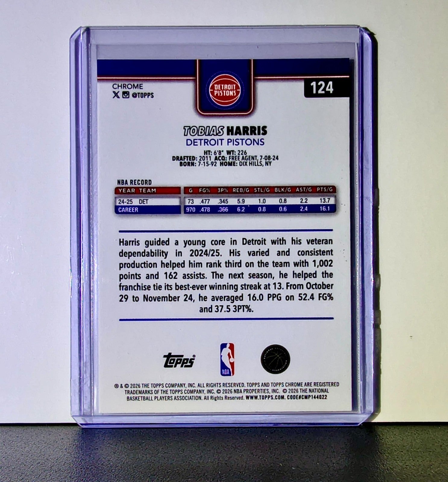 Georges Niang 2025-26 NBA Topps Chrome Update #124 Basketball Card Celtics