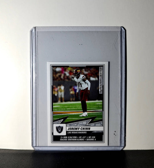 Jeremy Chinn 2025 Panini NFL #275 Sticker Las Vegas Raiders