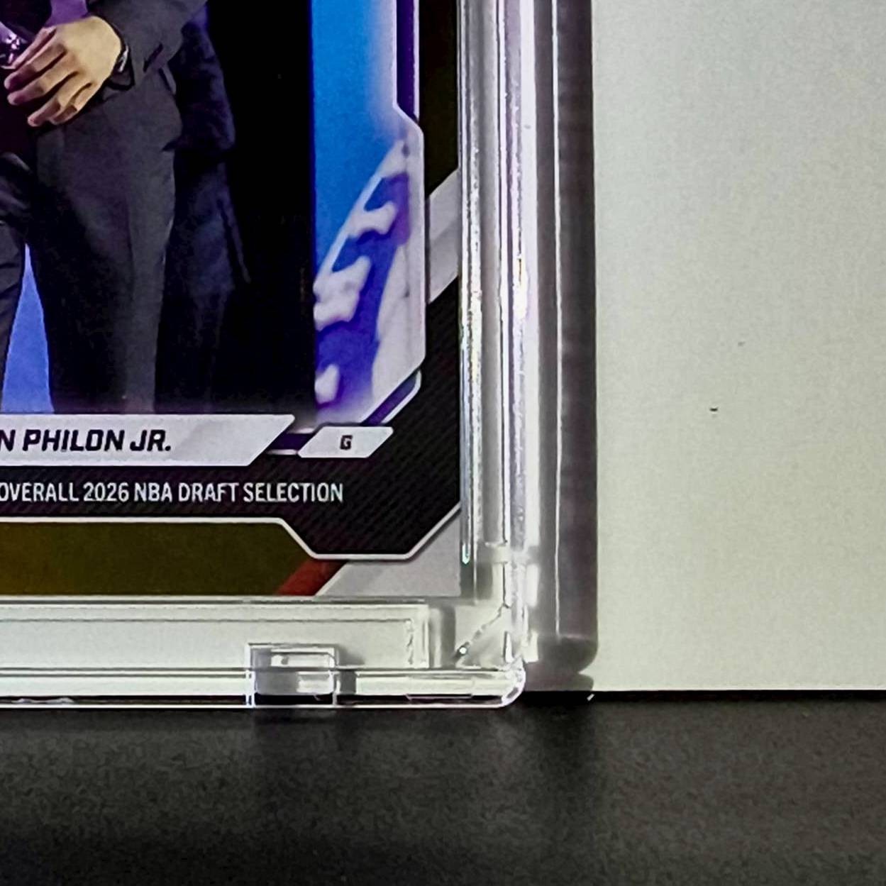 Labaron Philon Jr. Rookie 2026-27 Topps NBA Draft Night Gold Foil 30/50 76ers