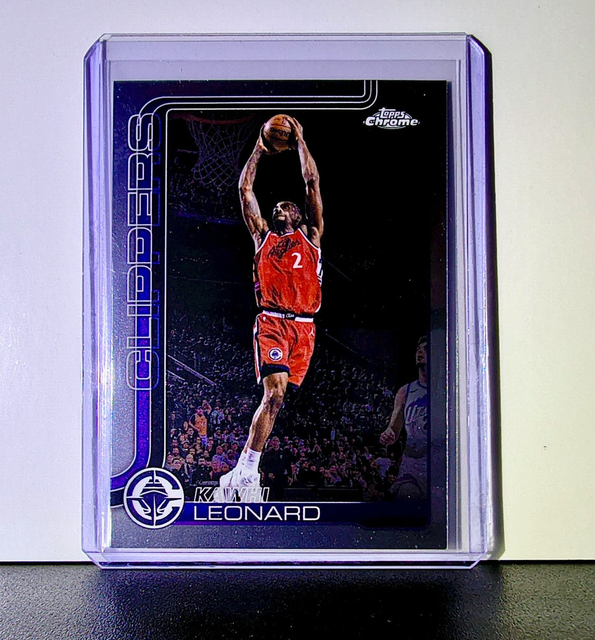 Kawhi Leonard 2025-26 NBA Topps Chrome Update #24 Card Los Angeles Clippers