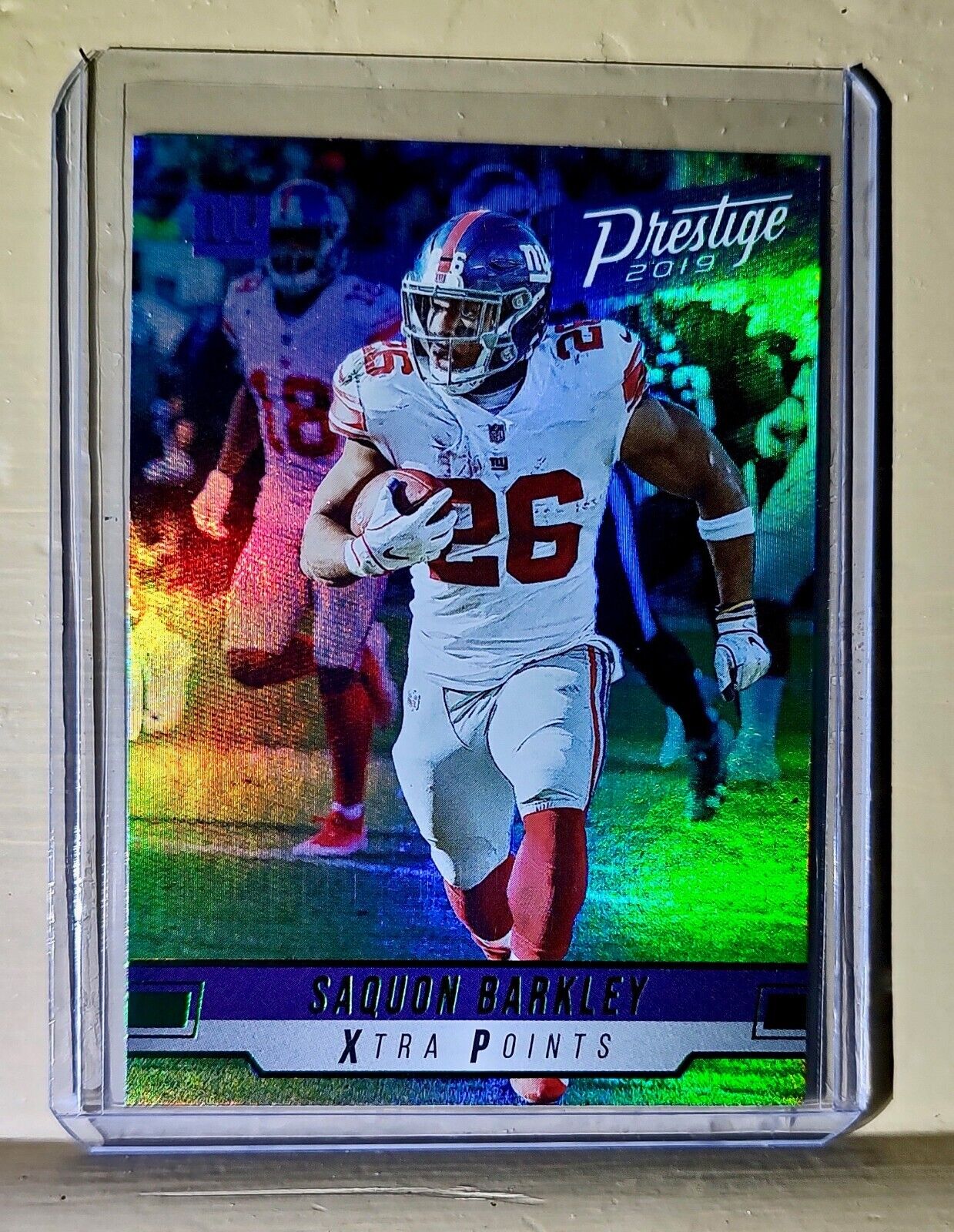 Saquon Barkley 2019 Panini Prestige Xtra Points Parallel #1 NFL Card Giants