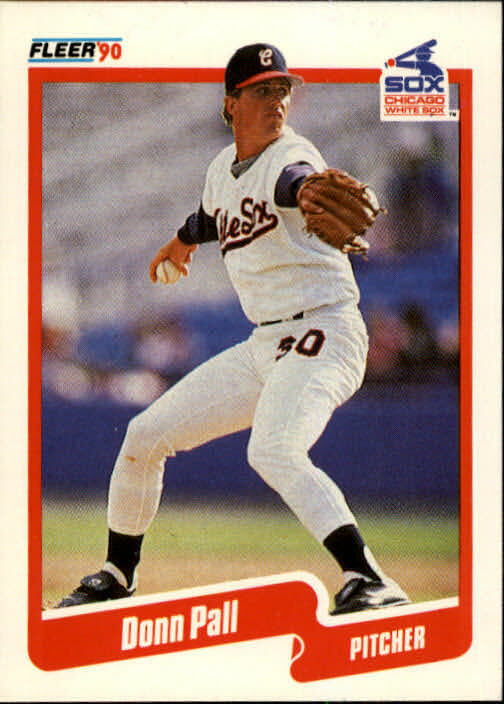 1990 Donn Pall UER Fleer Baseball Card #543