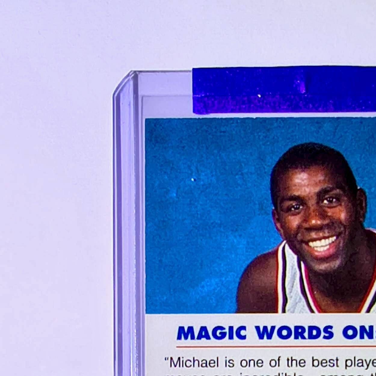 Michael Jordan Magic Johnson 1992-93 Skybox USA Basketball #105 Card Bulls