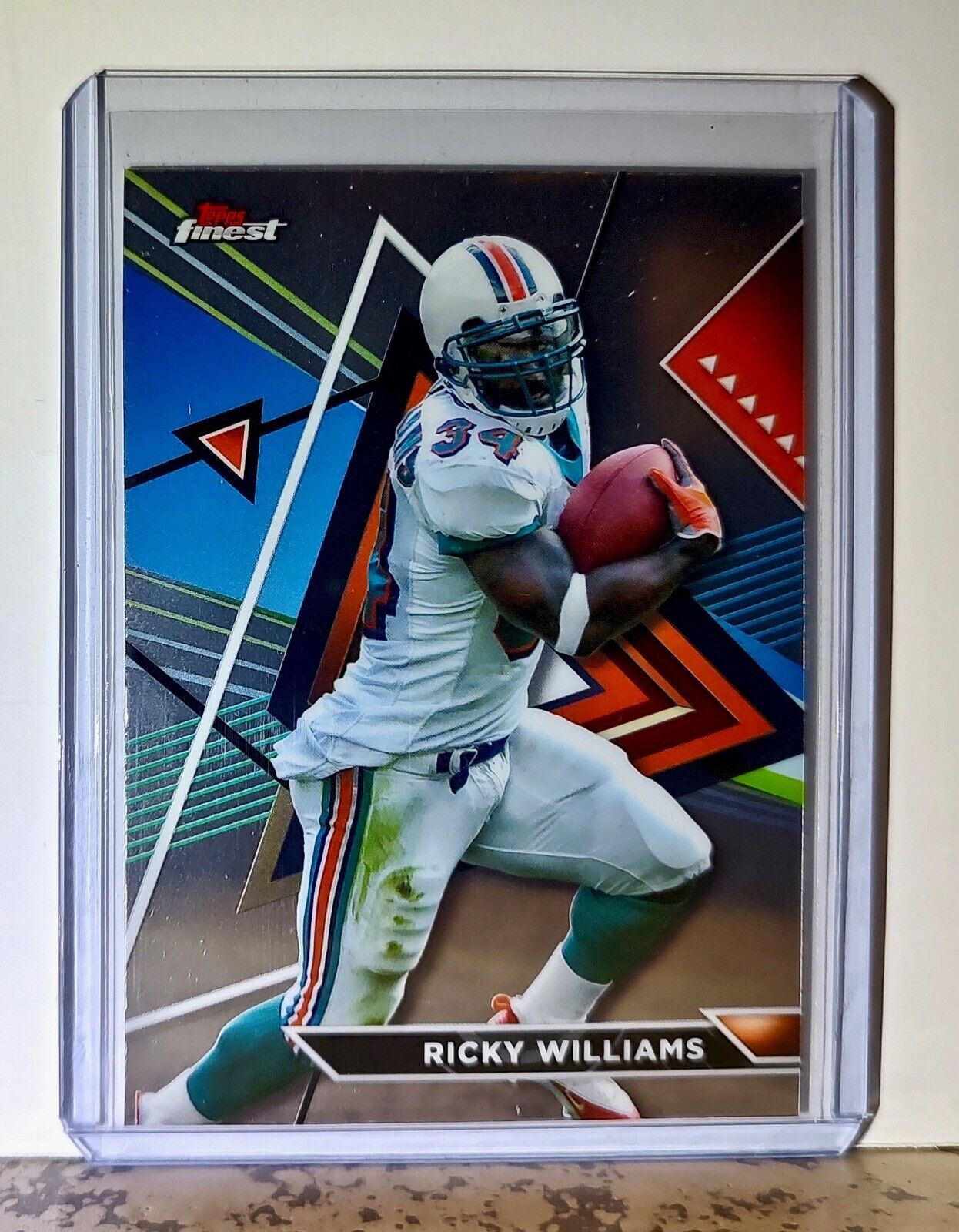 Ricky Williams 2023 Topps Finest NFL #205 Football Card Miami Dolphins