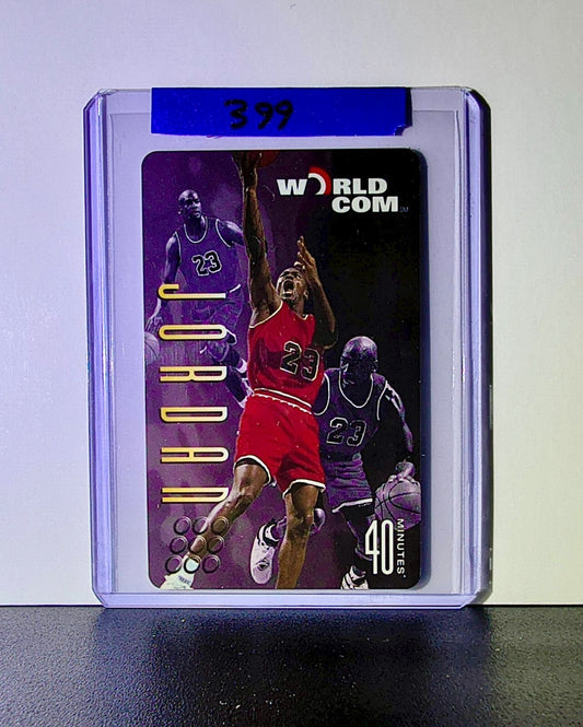 Michael Jordan 1996-97 Worldcom 40 Minutes Phone Card Chicago Bulls