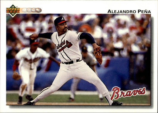 Alejandro Pena 1992 Upper Deck MLB #694 Baseball Card Atlanta Braves