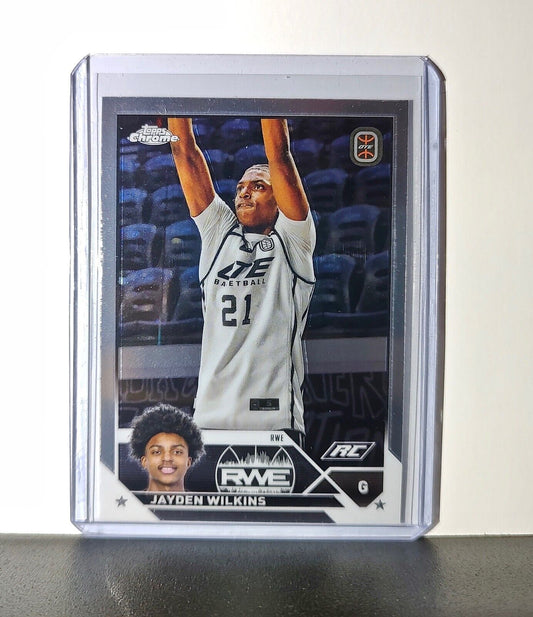 Jayden Wilkins Rookie Card 2023-24 Topps Chrome Overtime #60 RWE