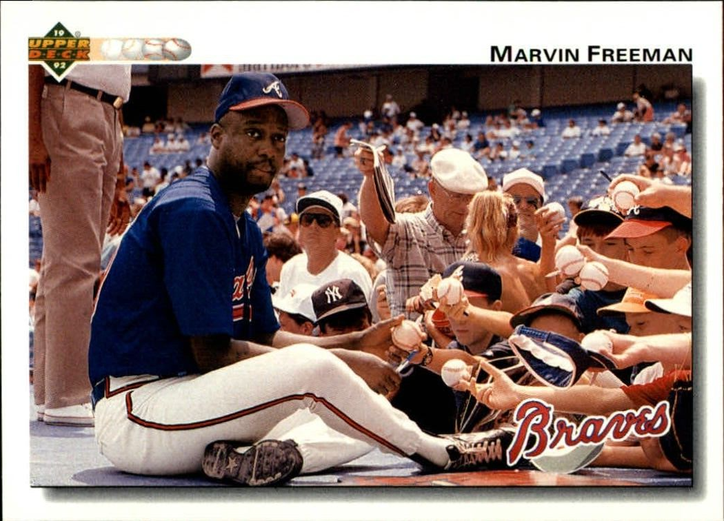 Marvin Freeman 1992 Upper Deck MLB #491 Baseball Card Atlanta Braves