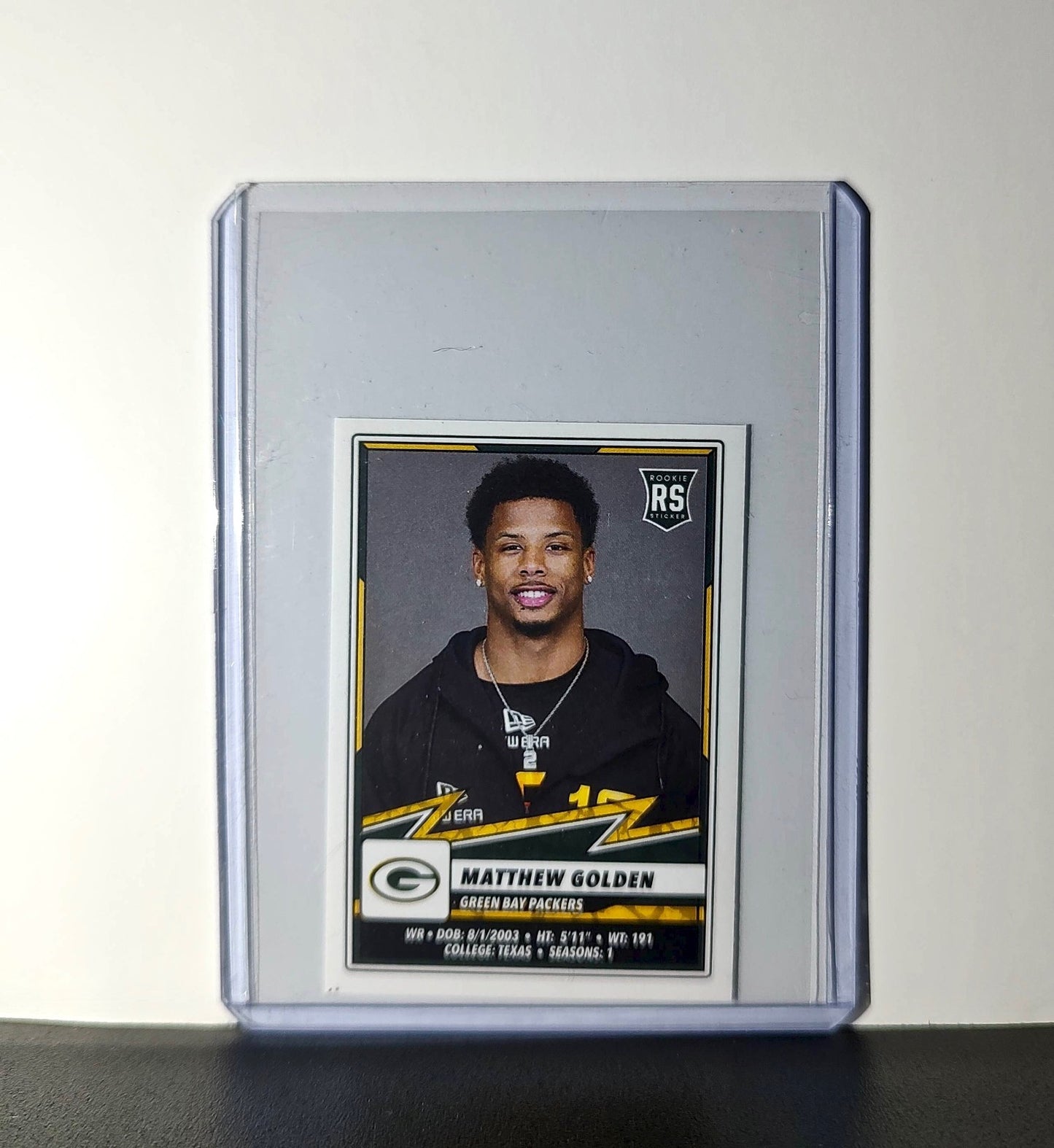 Matthew Golden Rookie 2025 Panini NFL #402 Sticker Packers