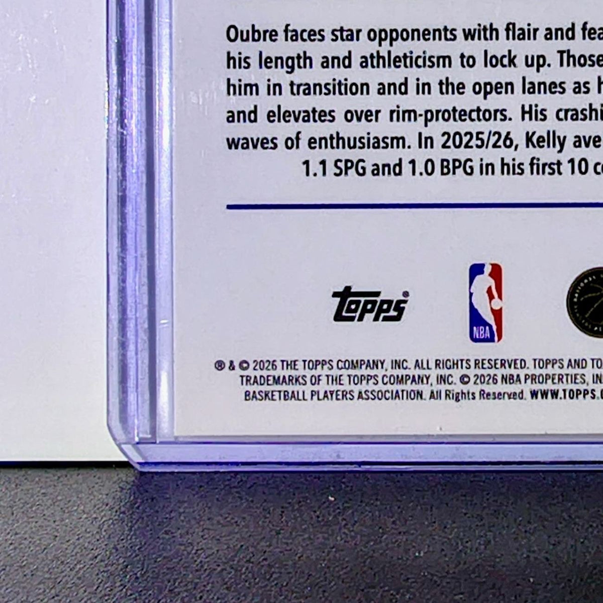 Kelly Oubre Jr. 2025-26 NBA Topps Chrome Update X-Fractor #138 Card 76ers