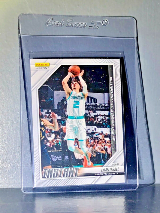 Lamelo Ball 2021-22 Panini NBA Instant #5 Card 1 of 221 Charlotte Hornets