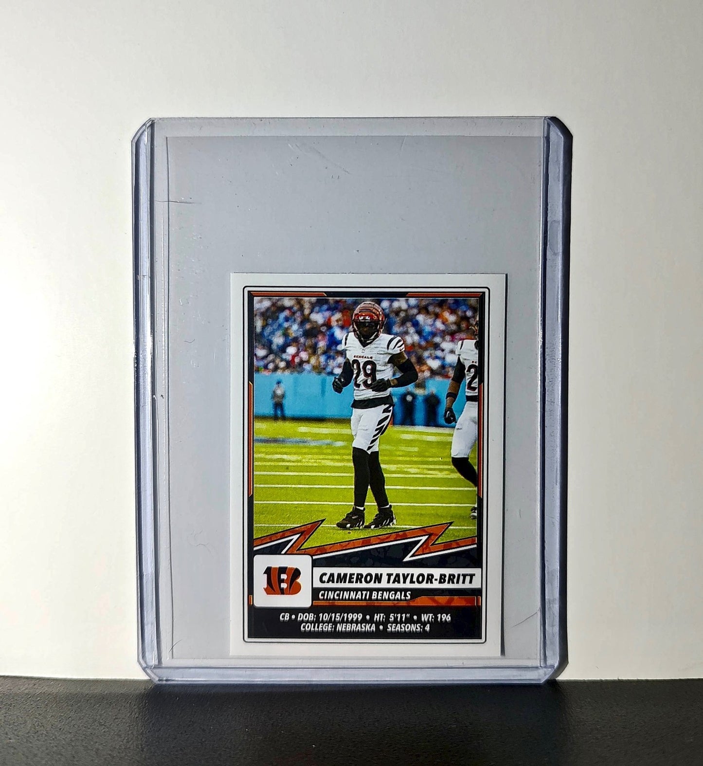 Cameron Talyor-Britt 2025 Panini NFL #129 Sticker Bengals