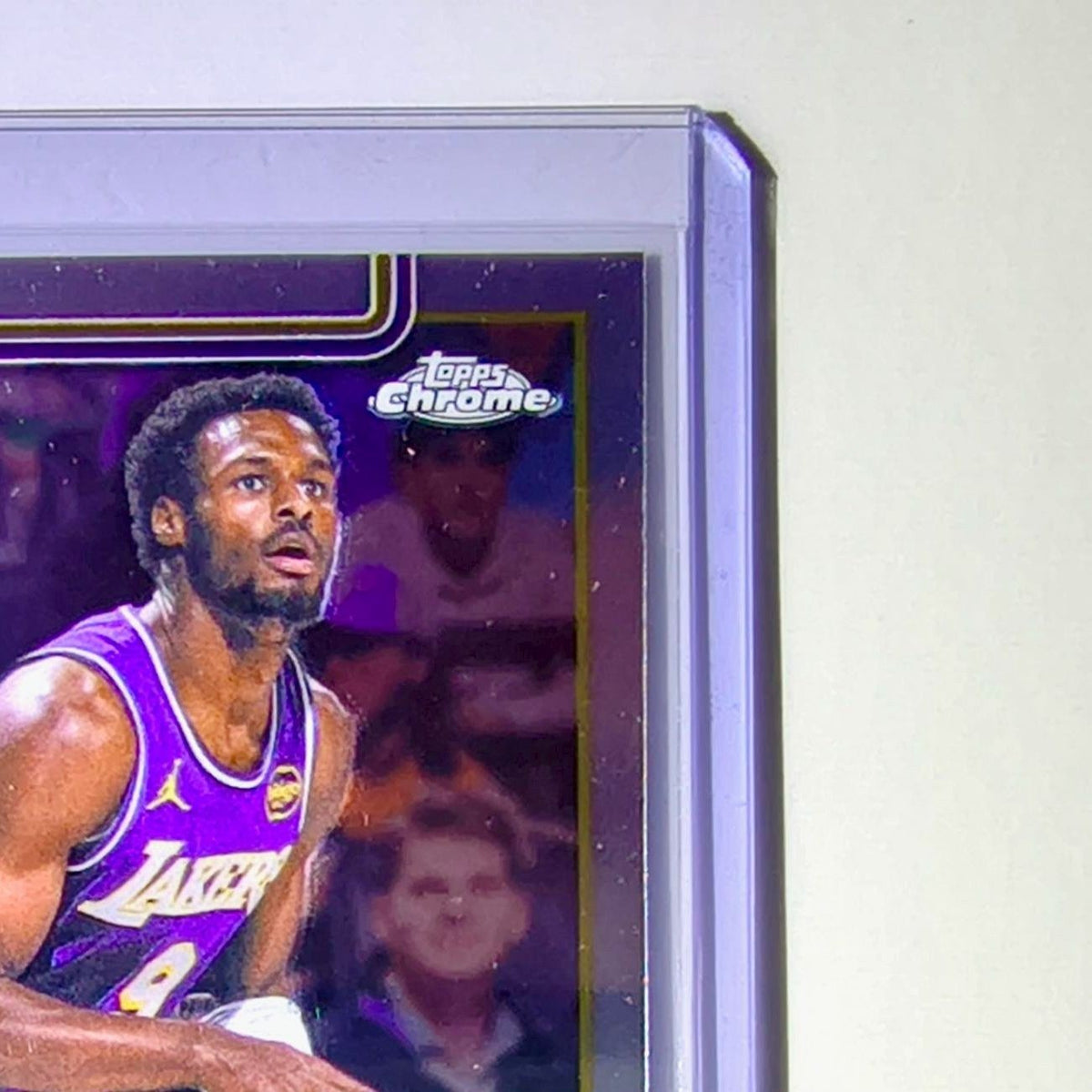 Bronny James Jr. 2025-26 NBA Topps Chrome Update #103 Card Los Angeles Lakers