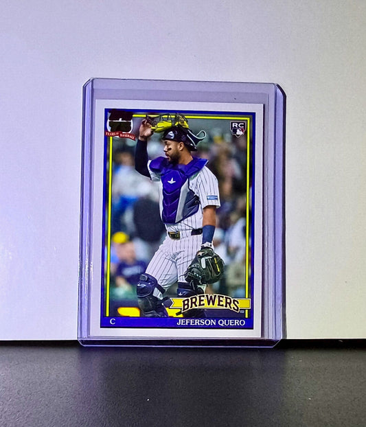 Jeferson Quero Rookie 2026 Topps Update 1991 Retro MLB #U91-7 Card Brewers