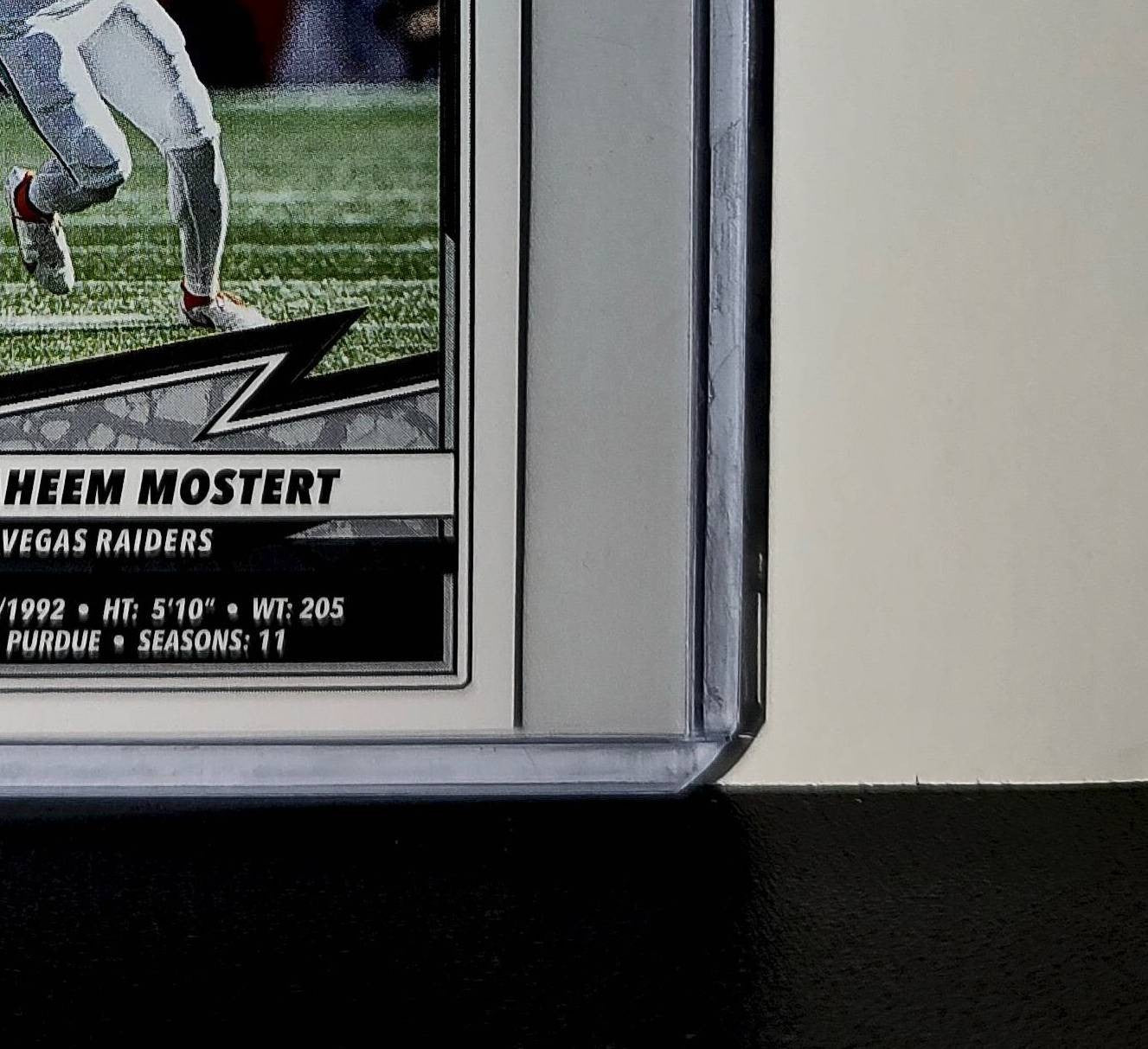 Raheem Mostert 2025 Panini NFL #265 Sticker Las Vegas Raiders