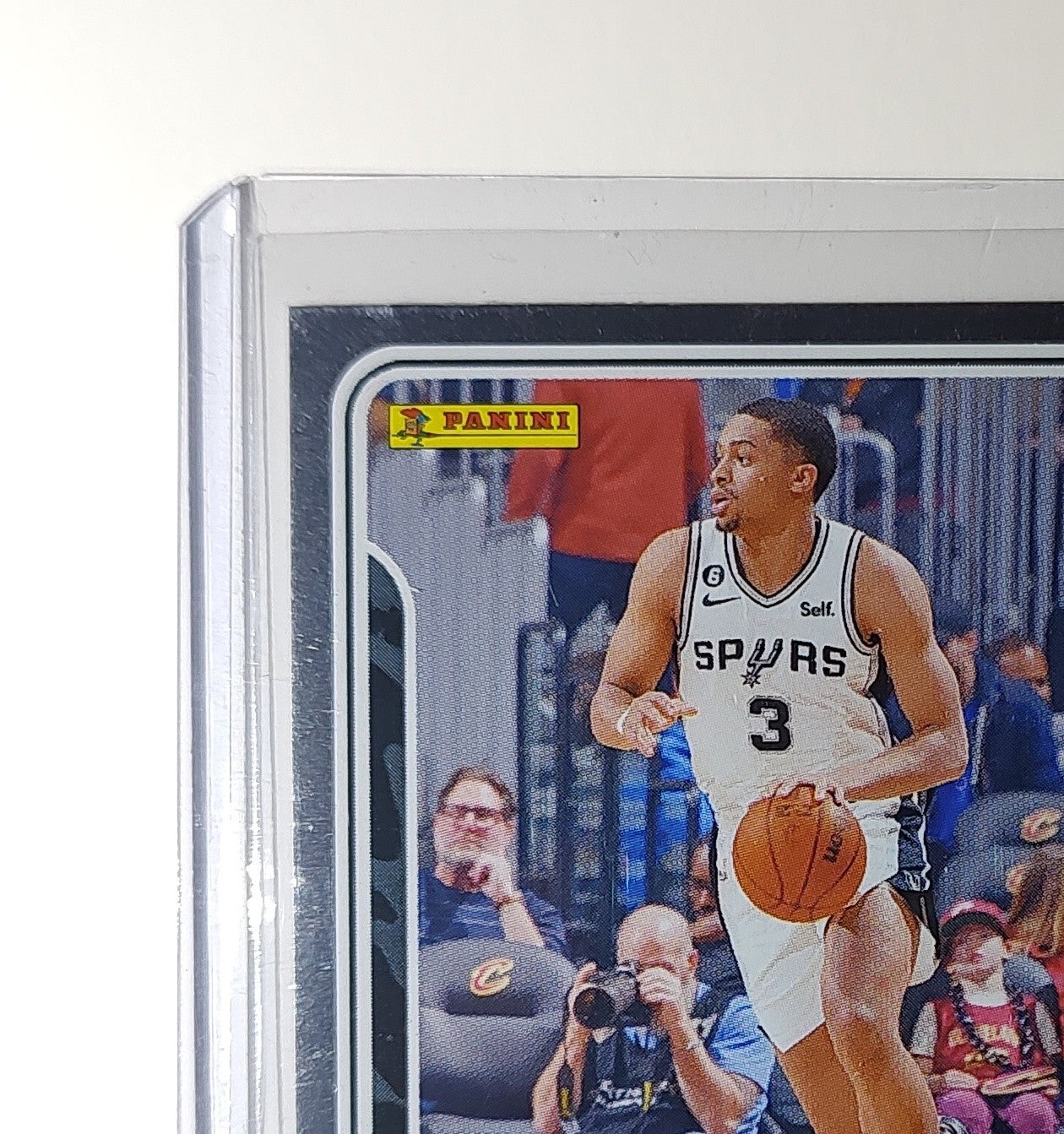 Keldon Johnson 2023-24 Panini NBA Sticker Foil Card #64 San Antonio Spurs