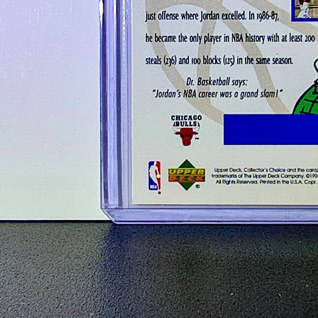 Michael Jordan 1994-95 Upper Deck Collector's Choice Basketball Card Bulls