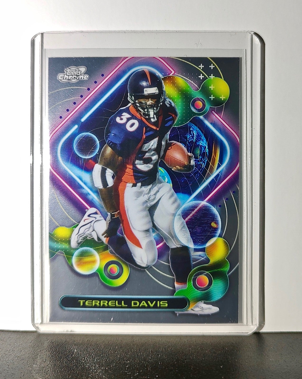 Terrell Davis 2023 Topps Chrome Cosmic NFL #266 Card Denver Broncos