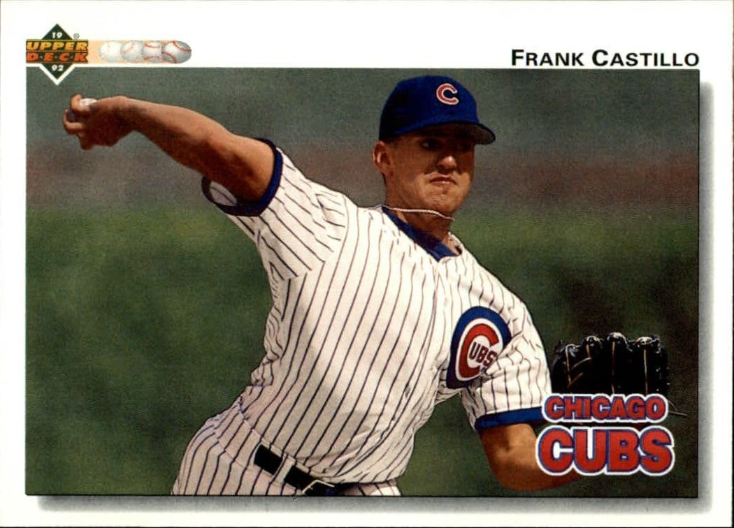 Frank Castillo 1992 Upper Deck MLB #526 Baseball Card Chicago Cubs