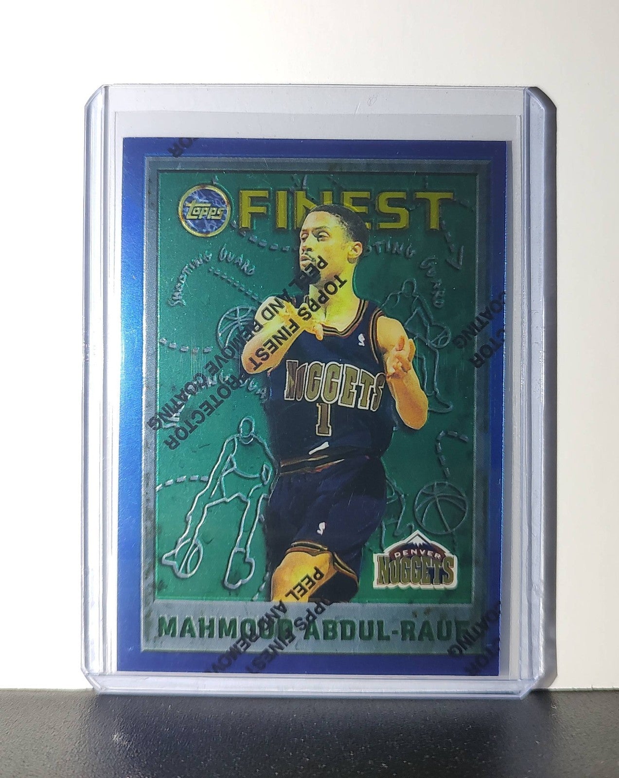 Mahmoud Abdul-Rauf 1995-96 Topps Finest NBA #182 Card Nuggets