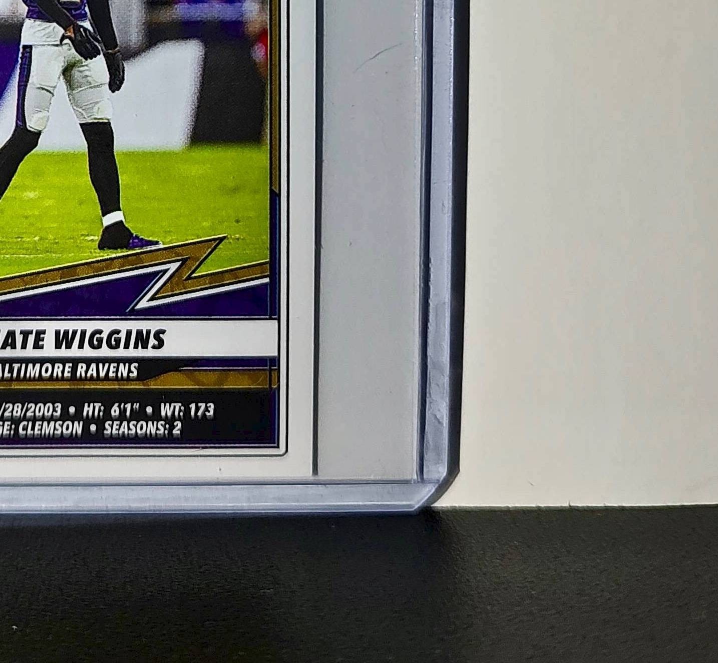 Nate Wiggins 2025 Panini NFL #115 Sticker Baltimore Ravens