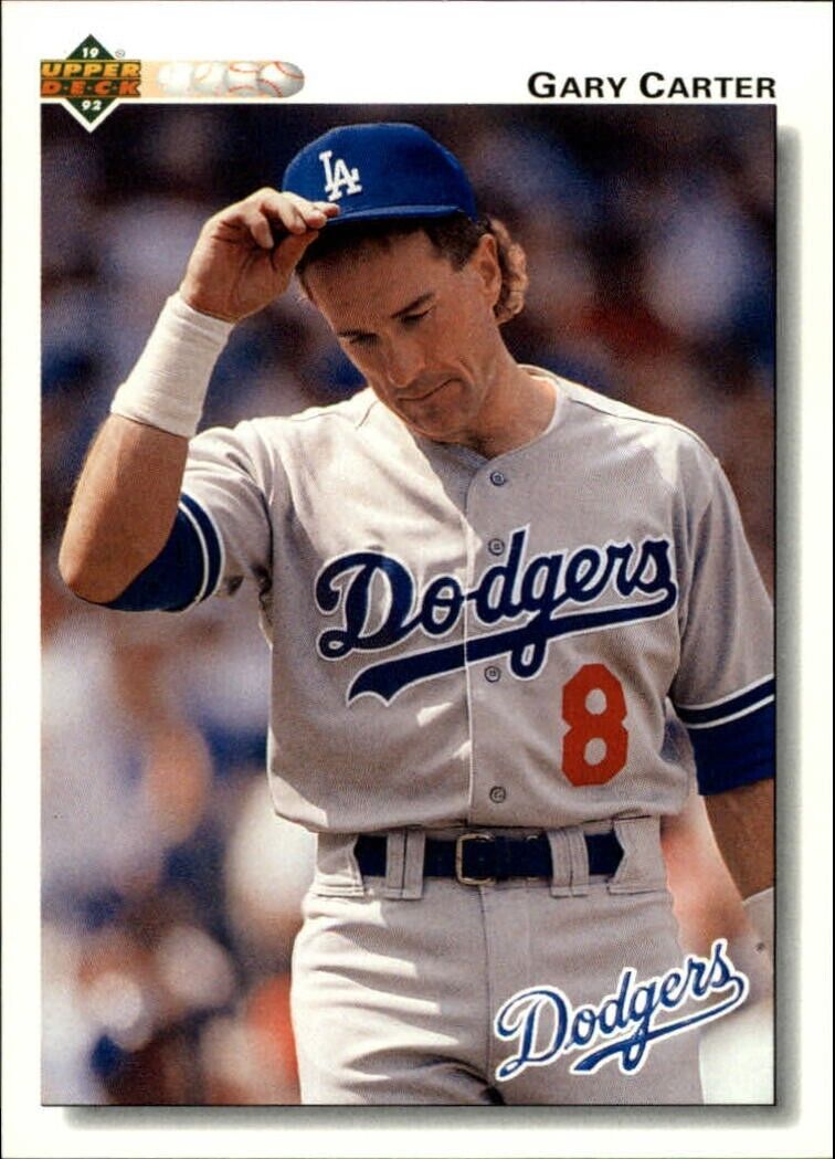 Gary Carter 1992 Upper Deck MLB #267 Baseball Card Los Angeles Dodgers