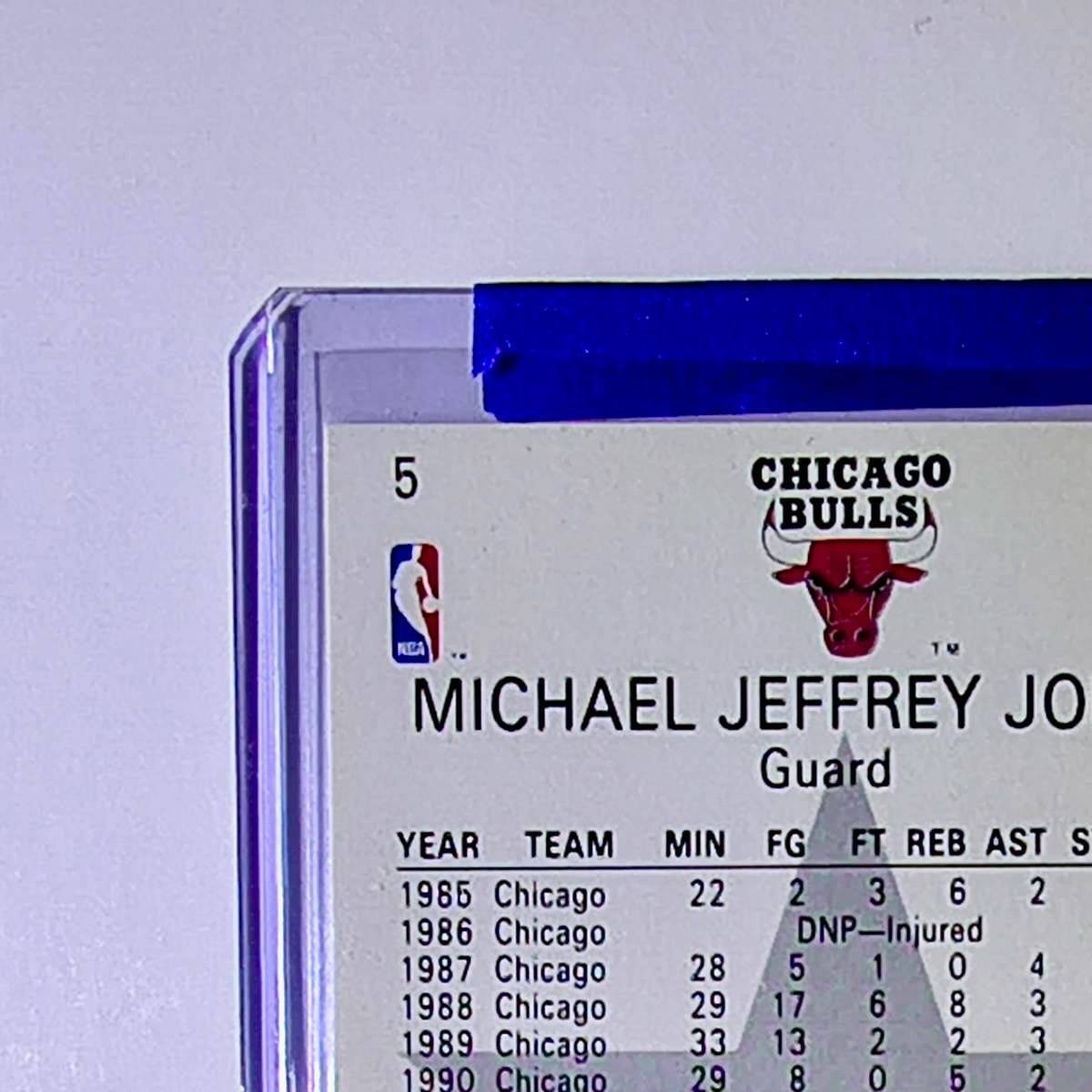 Michael Jordan 1990-91 NBA Hoops All-Star 5 Basketball Card Chicago Bulls