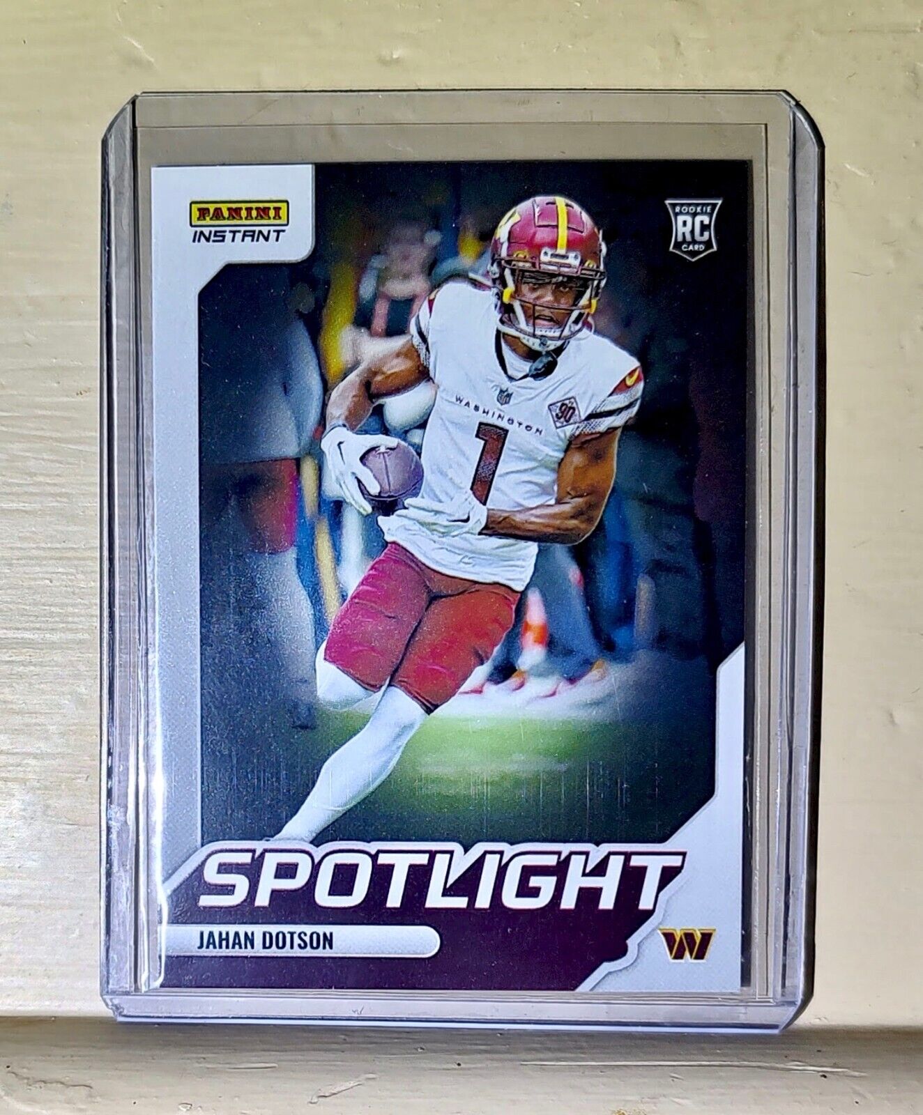 Jahan Dotson 2022 NFL Panini #9 Spotlight Rookie Football Card 1/603