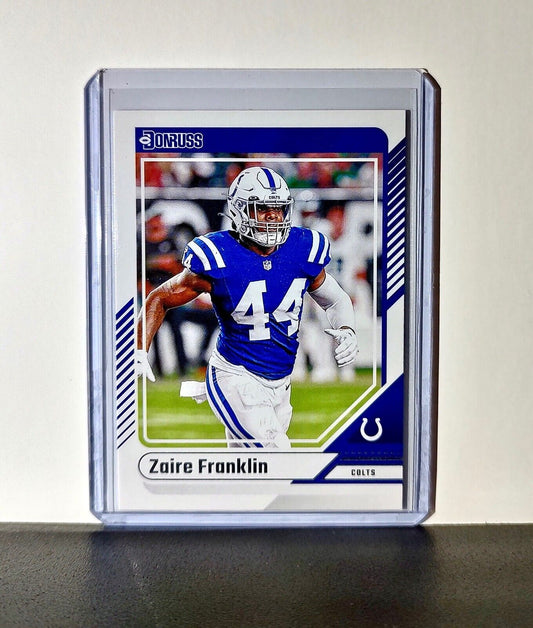 Zaire Franklin 2024 Panini Donruss NFL #257 Card Indianapolis Colts