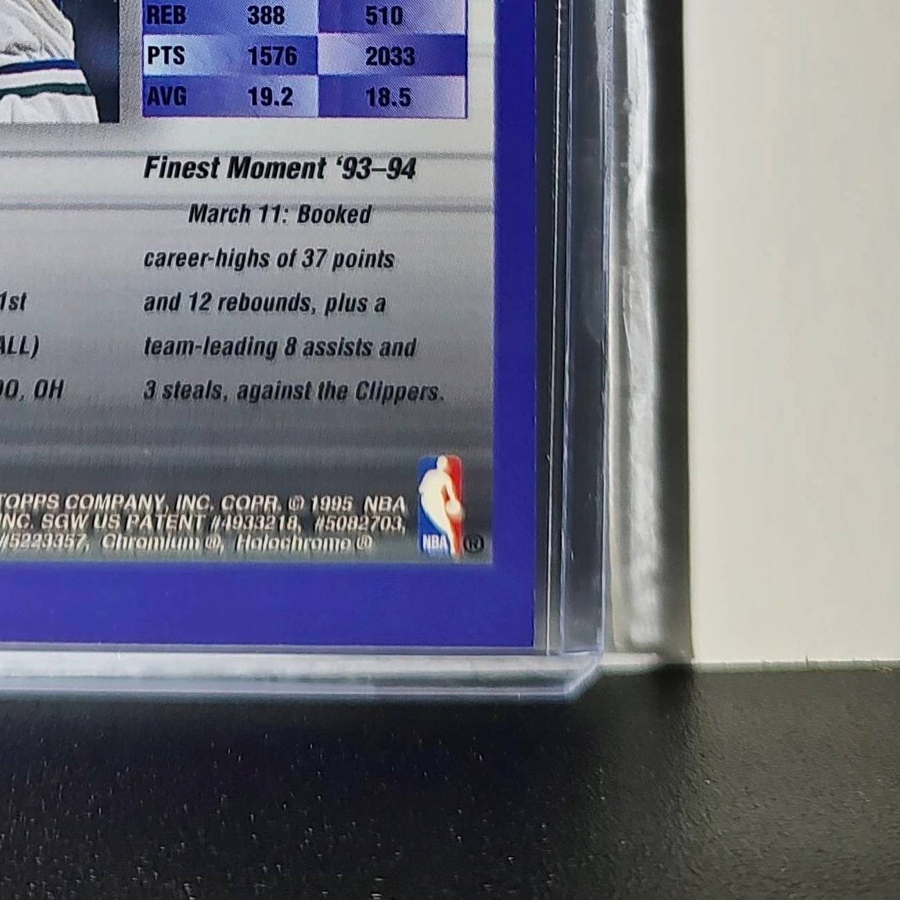 Jim Jackson 1994-95 Topps Finest #265 Basketball Card