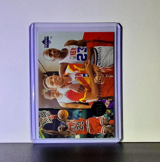 Michael Jordan 1994-95 Upper Deck Rare Air MJ Decade of Dominance #J4 Card Bulls