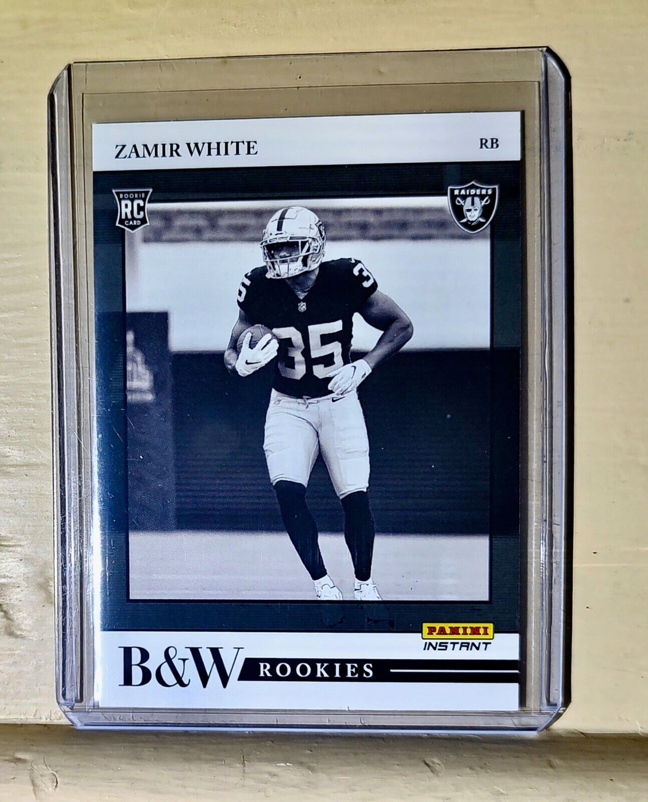 Zamir White 2022 Panini NFL Black & White Rookies #33 Football Card 1 of 649