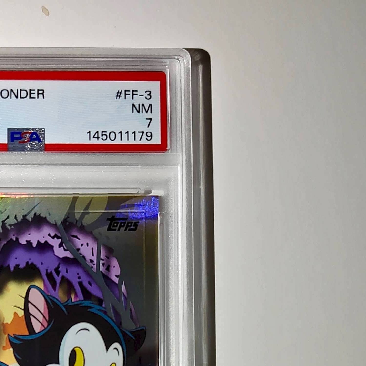 Figaro 2025 Topps Disney #FF-3 Furry Friends Card Pinocchio PSA 7