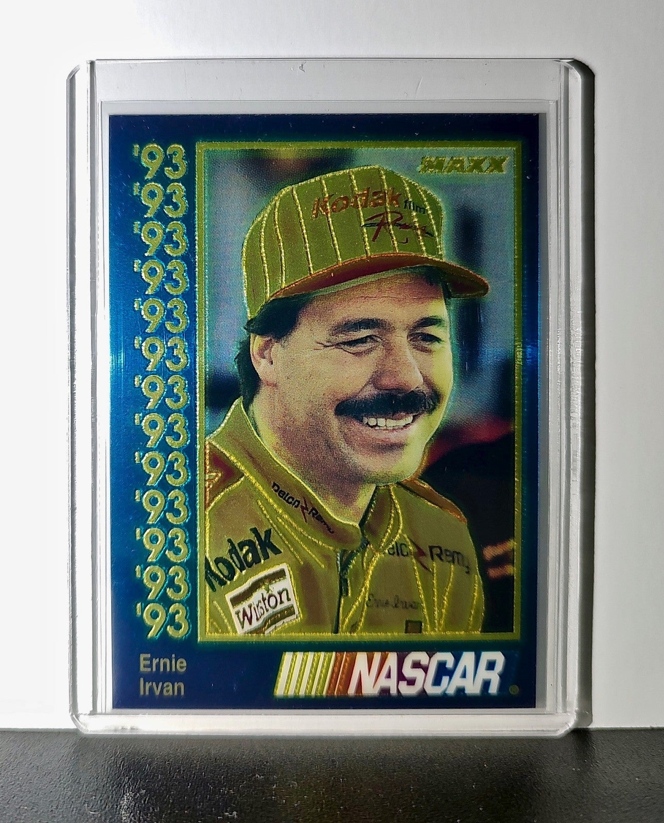 Ernie Irvan 1993 Maxx Premier Plus Racing #4 NASCAR Morgan-McClure Motorsports