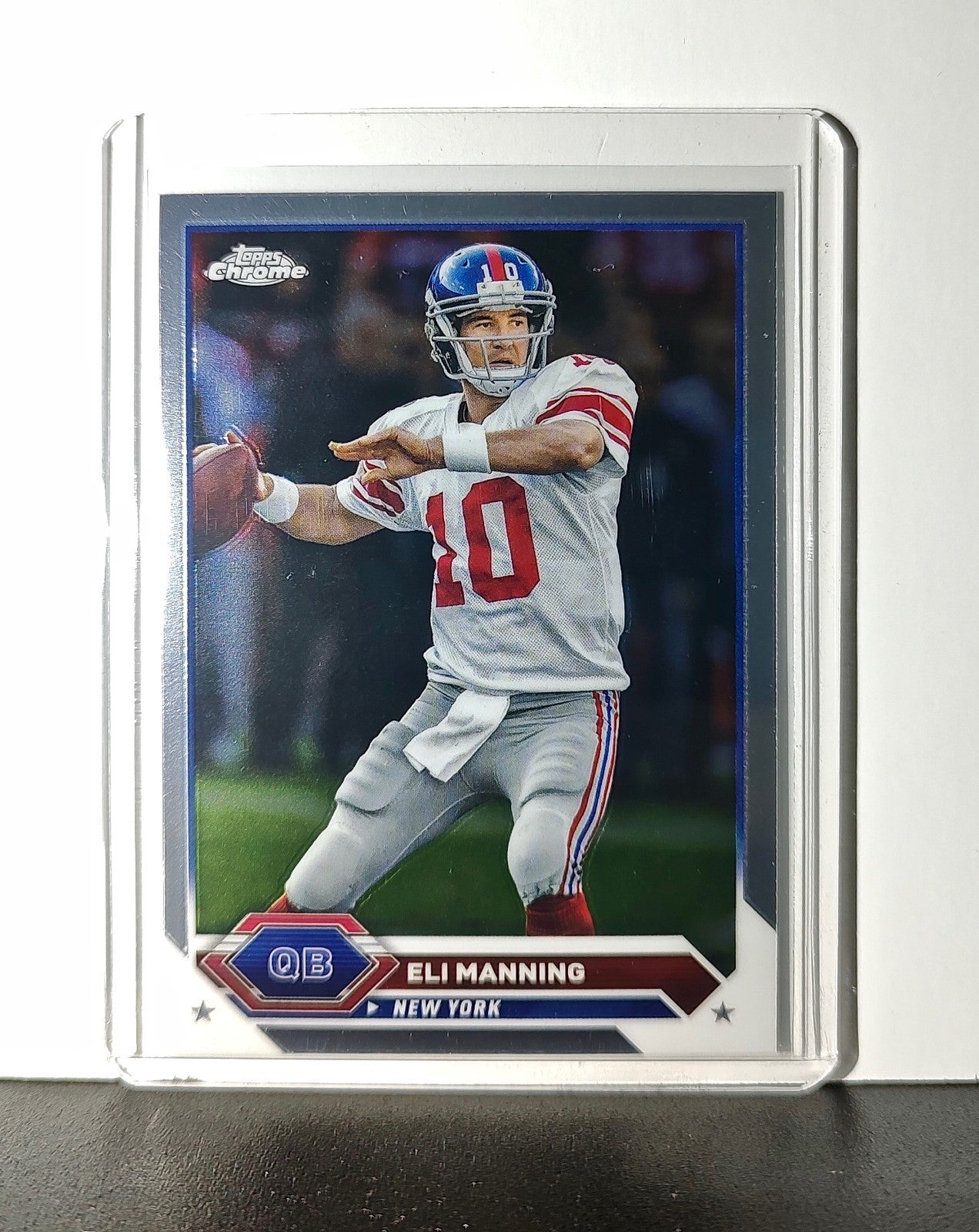Eli Manning 2023 Topps Chrome NFL #23 Card New York Giants