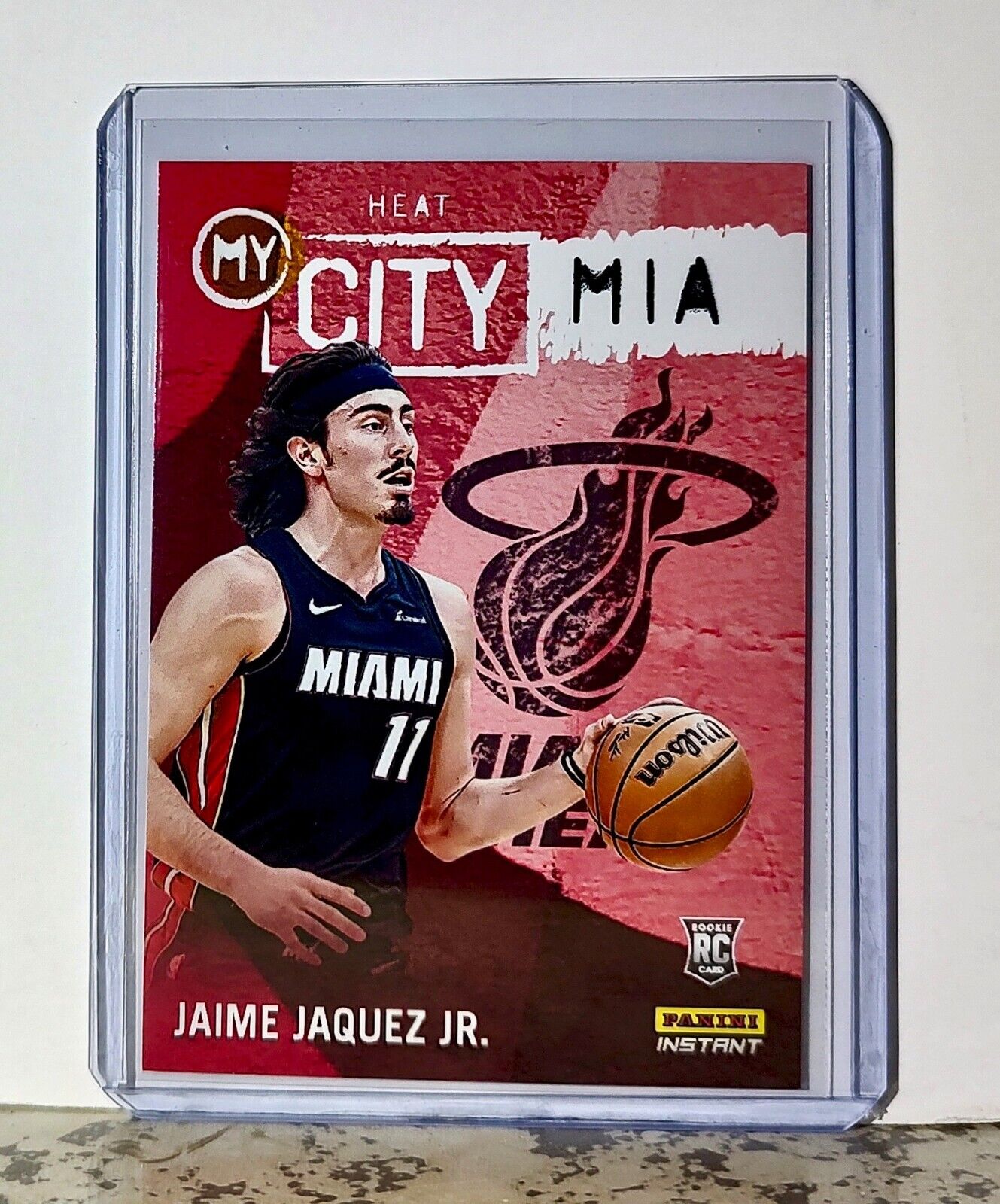 Jaime Jaquez Jr. 2023-24 Panini NBA #11 MyCity Basketball Card Miami Heat 1/543