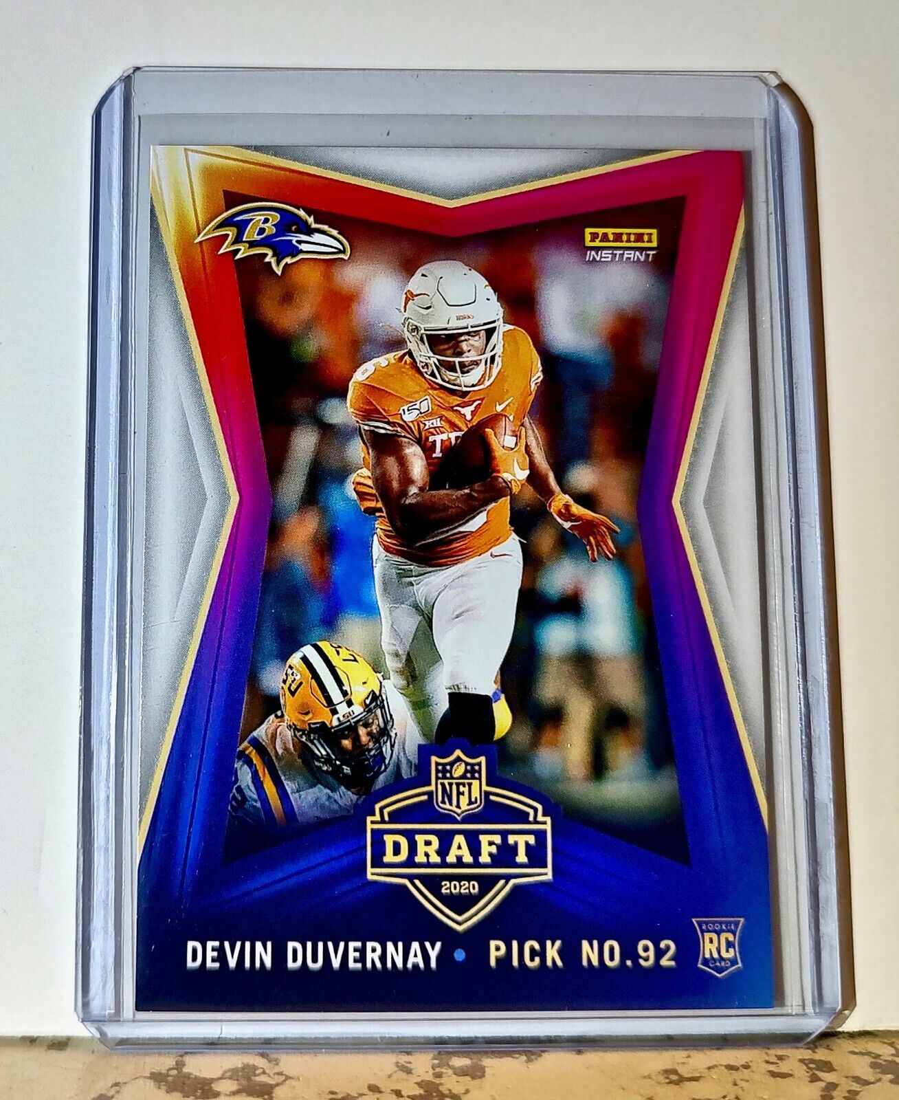 Devin Duvernay 2020 NFL Draft Night NFL #27 Football Card Ravens 1 of 439