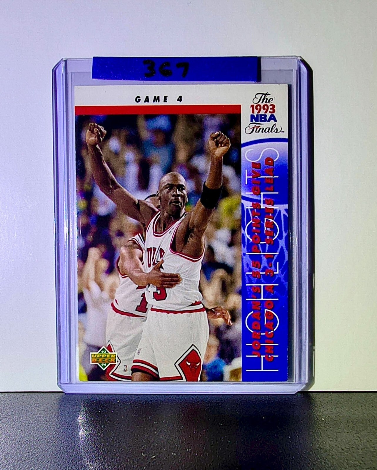 Michael Jordan 1993-94 Upper Deck NBA Finals #201 Basketball Card Chicago Bulls