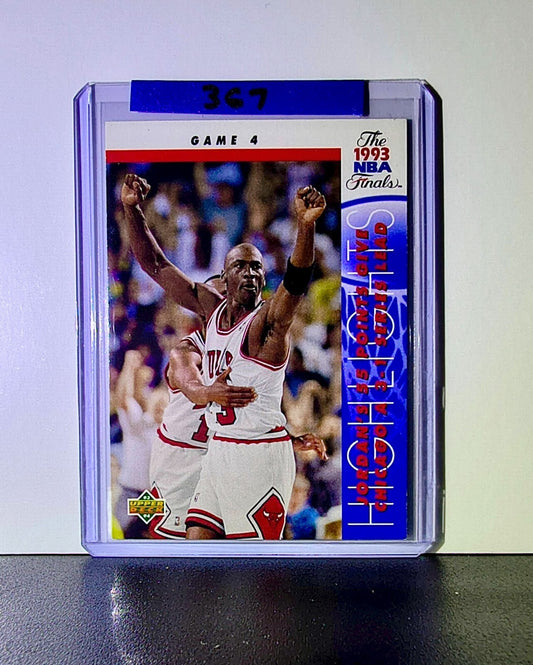 Michael Jordan 1993-94 Upper Deck NBA Finals #201 Basketball Card Chicago Bulls