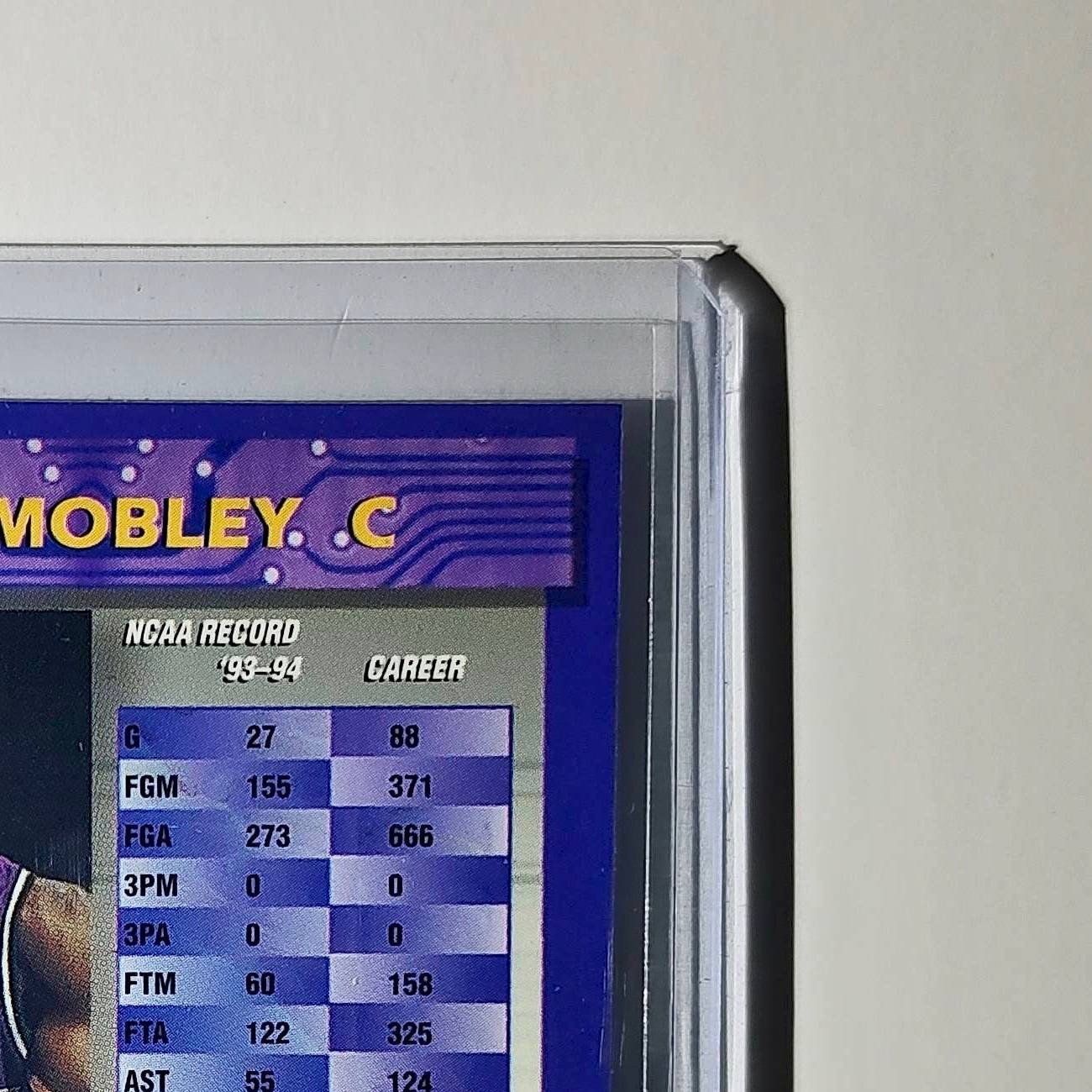 Eric Mobley Rookie 1994-95 Topps Finest #224 Card